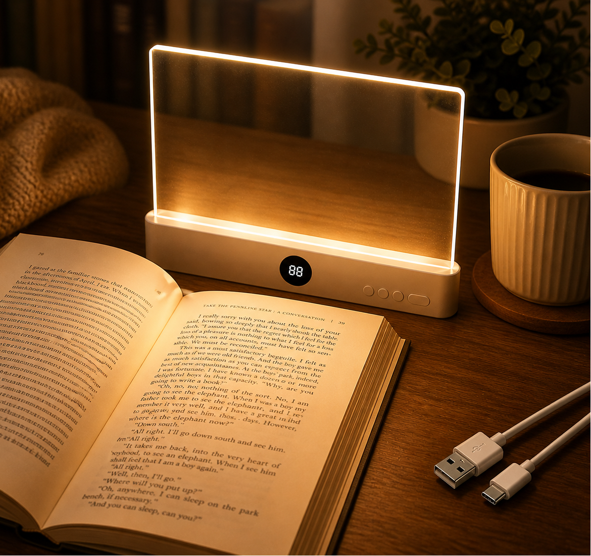 Luz de Lectura Nocturna LED
