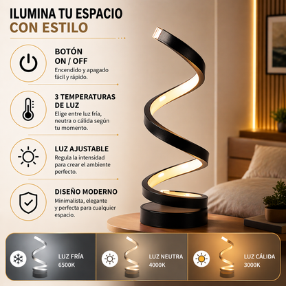 Lámpara Lumira Spiral