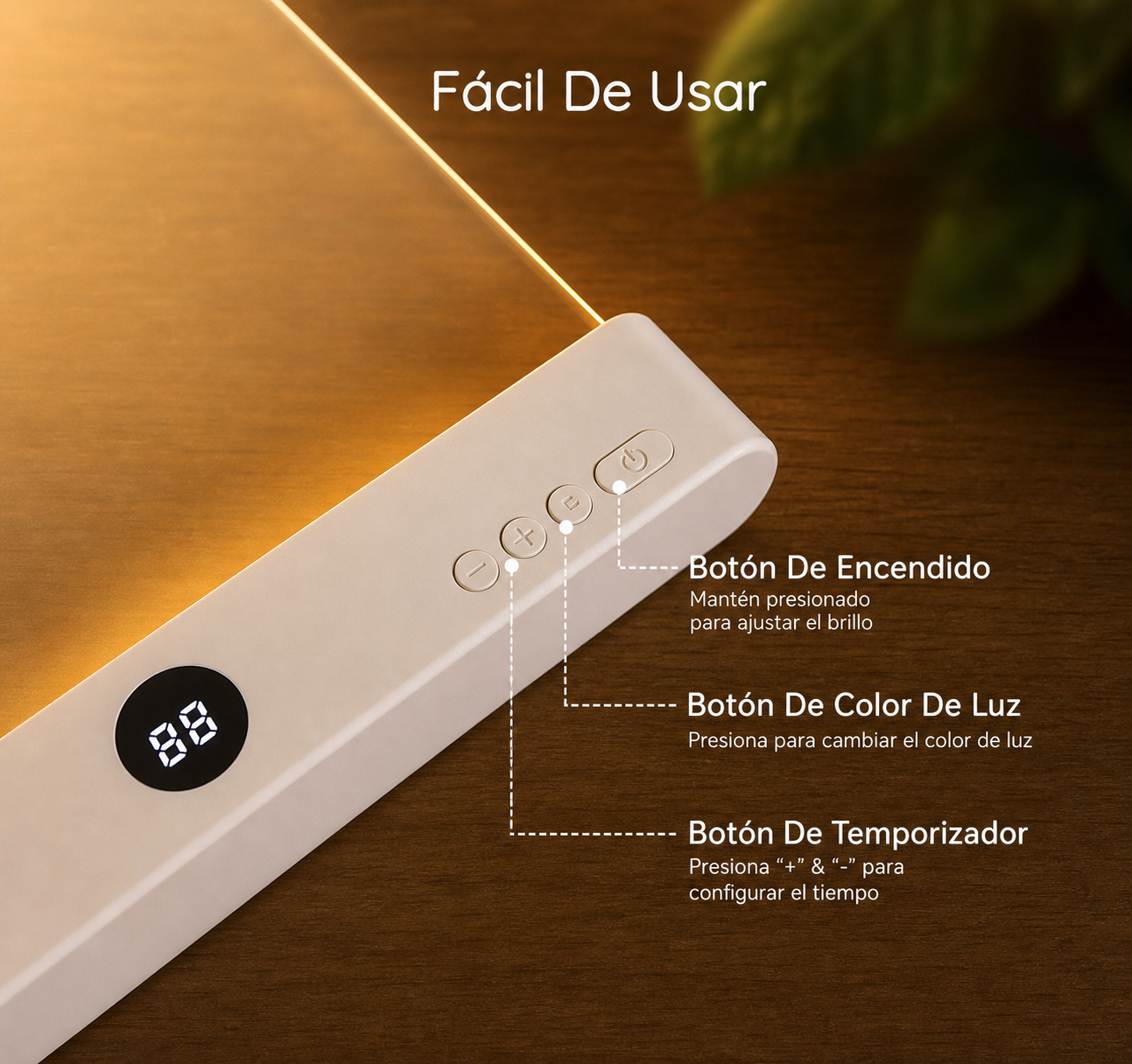 Luz de Lectura Nocturna LED